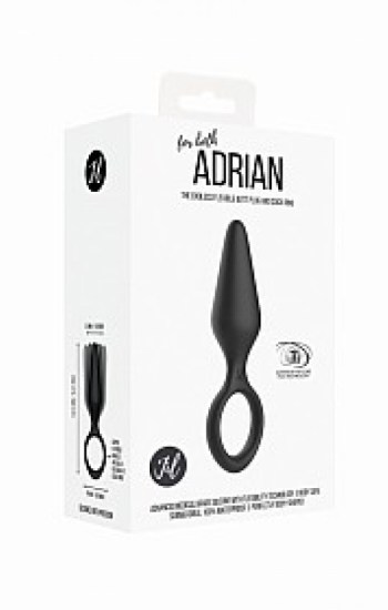 Adrian Anal Plug Black Adrian Anal Plug Black