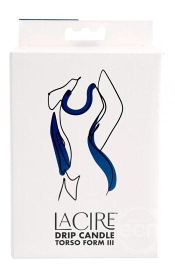 LaCire Torso Form III Candle Blue LaCire Torso Form III Candle Blue