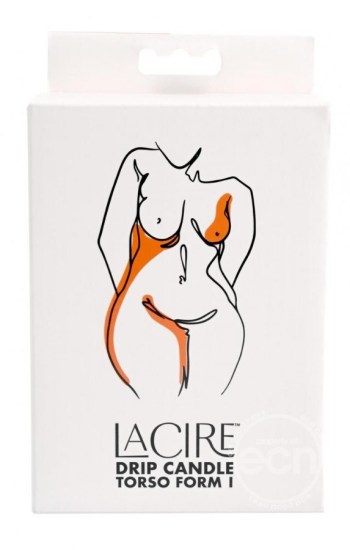 LaCire Torso Form I Candle Orange LaCire Torso Form I Candle Orange
