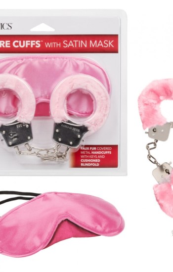 Pleasure Cuffs with Satin Mask Pleasure Cuffs with Satin Mask