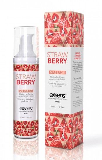 Exsens Warming Massage Oil 50 ml. Strawberry Exsens Warming Massage Oil 50 ml. Strawberry
