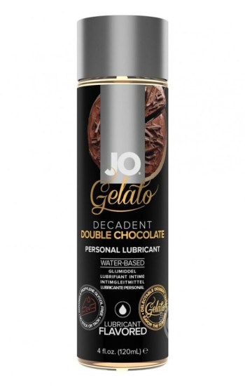 JO Gelato Waterbased Lubricant Decadent Double Chocolate 4oz JO Gelato Waterbased Lubricant Decadent Double Chocolate 4oz
