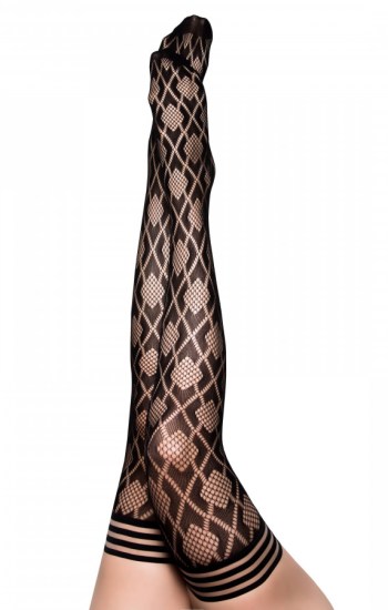 Elle Diamond Fishnet Thigh High Tights Elle Diamond Fishnet Thigh High Tights