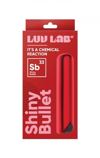 Luv Inc SB33 Shiny Bullet Red Luv Inc SB33 Shiny Bullet Red