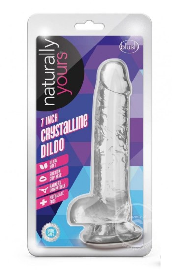 Naturally Yours Crystalline Dildo 7in Diamond Naturally Yours Crystalline Dildo 7in Diamond