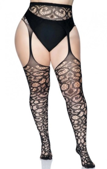 Gia Plus Garter Belt Stockings Gia Plus Garter Belt Stockings