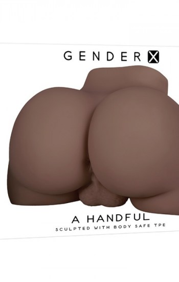 Gender X A Handful Stroker Dark 6 lbs Gender X A Handful Stroker Dark 6 lbs