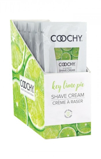 Coochy Shave Cream Key Lime Pie .5oz Foil Coochy Shave Cream Key Lime Pie .5oz Foil