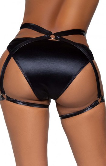 Side Piece Wet Look Butt Harness Side Piece Wet Look Butt Harness