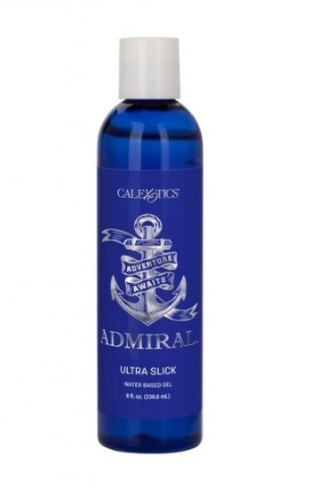 Admiral™ Ultra Slick Water Based Gel 8oz Admiral™ Ultra Slick Water Based Gel 8oz