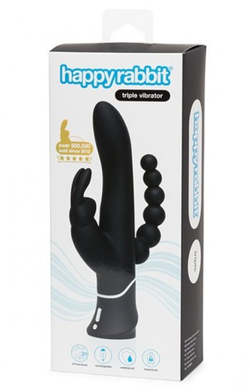 Happy Rabbit Triple Curve – Black Happy Rabbit Triple Curve – Black