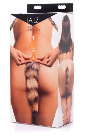 Tailz Fox Tail Glass Anal Plug Tailz Fox Tail Glass Anal Plug