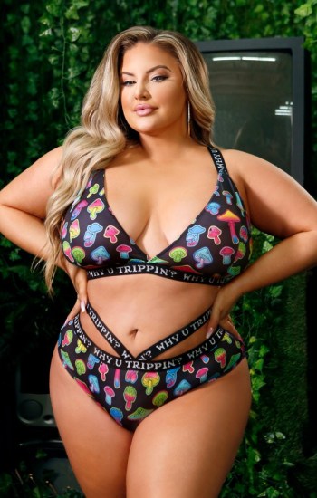 Why U Trippin’ Bralette & Panty Why U Trippin’ Bralette & Panty