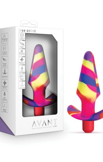 Blush Avant Free Spirit Silicone Vibrating Plug – Scarlet Blush Avant Free Spirit Silicone Vibrating Plug – Scarlet