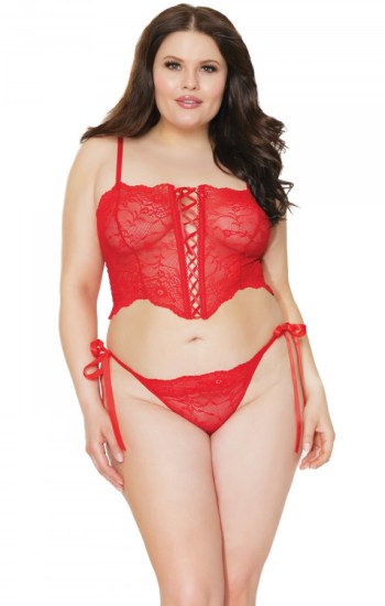 Soft Pull-on Cami Top and Tie Side Panty Soft Pull-on Cami Top and Tie Side Panty