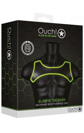 Neoprene Harness – Glow in the Dark Neoprene Harness – Glow in the Dark