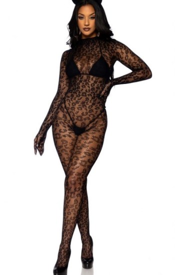 Gloved Leopard Catsuit Gloved Leopard Catsuit