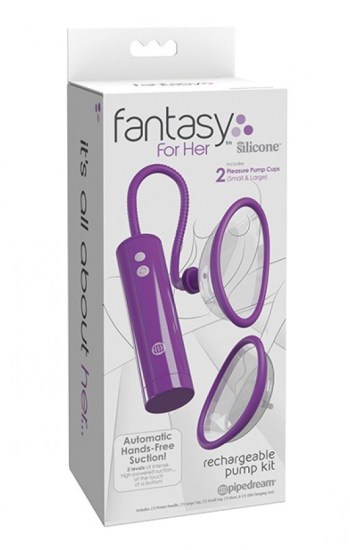 Fantasy For Her Rechargeable Pleasure Pump Kit – Purple Fantasy For Her Rechargeable Pleasure Pump Kit – Purple