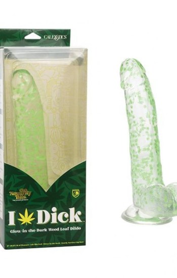 Naughty Bits I Leaf Dick Glow In The Dark Weed Leaf Dildo Naughty Bits I Leaf Dick Glow In The Dark Weed Leaf Dildo