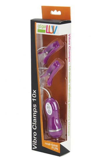 GigaLuv Vibro Clamps – 10 Functions Purple GigaLuv Vibro Clamps – 10 Functions Purple