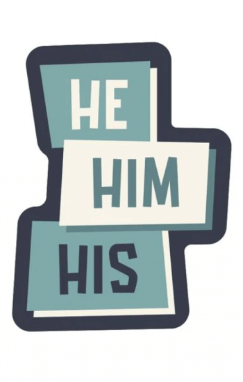 He/Him/His Sticker He/Him/His Sticker