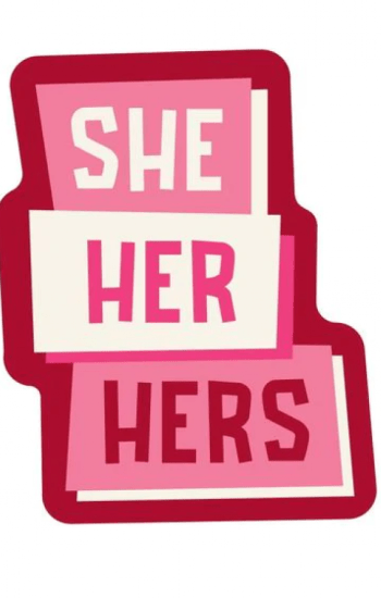 She/Her/Hers Sticker She/Her/Hers Sticker