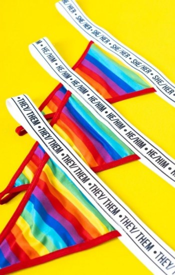 They/Them Rainbow Thong They/Them Rainbow Thong