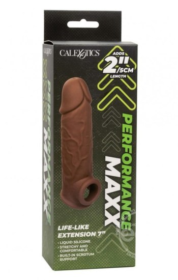 Performance Maxx Life-Like Extension 7in – Chocolate Performance Maxx Life-Like Extension 7in – Chocolate