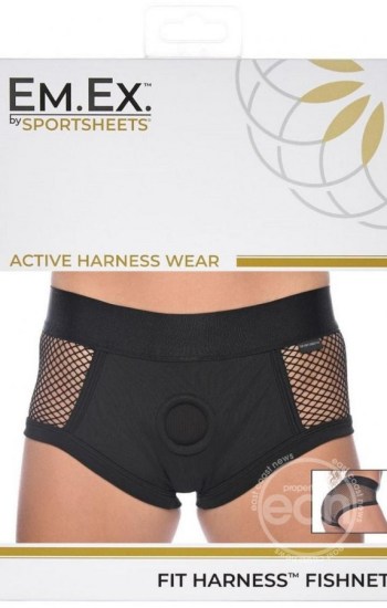EM EX Fit Harness Fishnet – XXLarge – Black EM EX Fit Harness Fishnet – XXLarge – Black