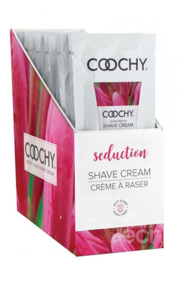 Coochy Shave Cream Seduction Honeysuckle/Citrus Single Foil Coochy Shave Cream Seduction Honeysuckle/Citrus Single Foil