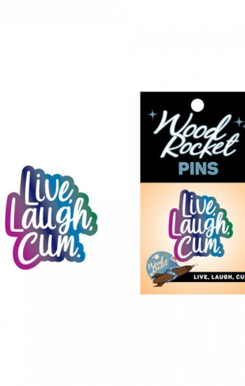 Wood Rocket Live Laugh Cum Pin Wood Rocket Live Laugh Cum Pin