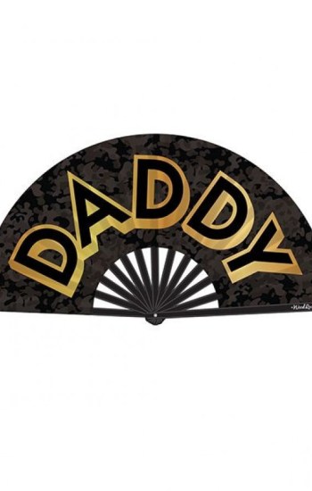 Wood Rocket Daddy Fan – Black/Gold Wood Rocket Daddy Fan – Black/Gold