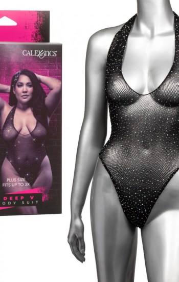 Radiance Plus Size Deep V Body Suit Radiance Plus Size Deep V Body Suit