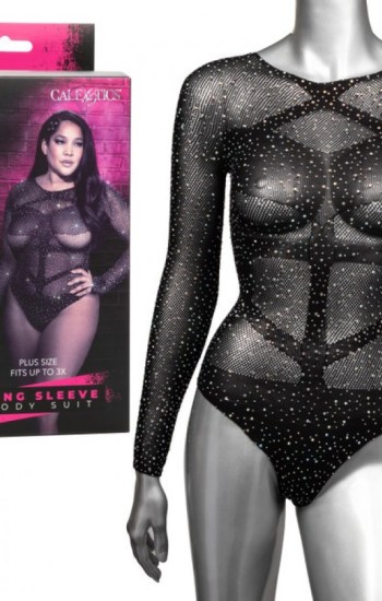 Radiance Plus Size Long Sleeve Body Suit Radiance Plus Size Long Sleeve Body Suit