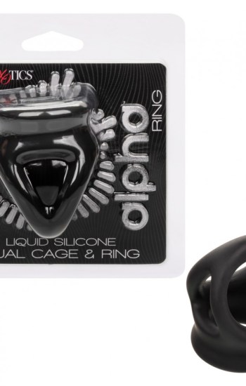 Alpha Liquid Silicone Dual Cage & Ring Alpha Liquid Silicone Dual Cage & Ring