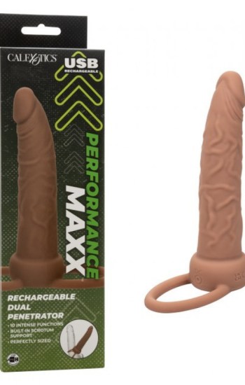 Performance Maxx Rechargeable Dual Penetrator – Brown Performance Maxx Rechargeable Dual Penetrator – Brown