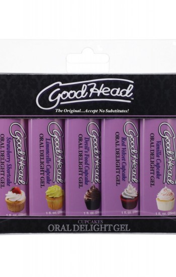 GoodHead Cupcake Oral Delight Gel – Asst. Flavors Pack of 5 GoodHead Cupcake Oral Delight Gel – Asst. Flavors Pack of 5