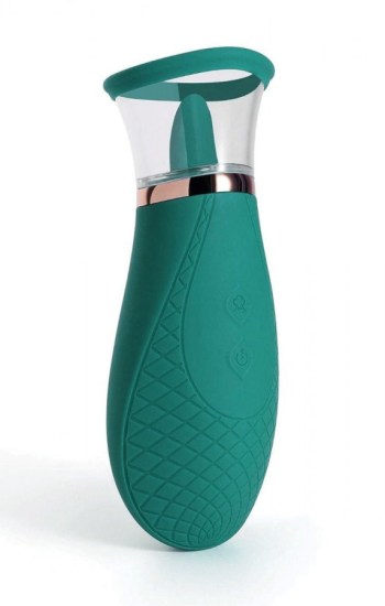 Scioness Sucking and Licking Clitoral Stimulator – Green Scioness Sucking and Licking Clitoral Stimulator – Green