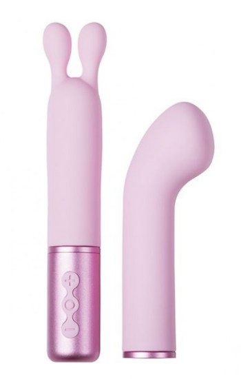 The Naughty Collection Interchangeable Heads Vibrator – Pinki Bundle The Naughty Collection Interchangeable Heads Vibrator – Pinki Bundle