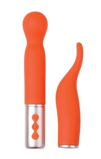 The Naughty Collection Interchangeable Heads Vibrator – Coral Bundle The Naughty Collection Interchangeable Heads Vibrator – Coral Bundle
