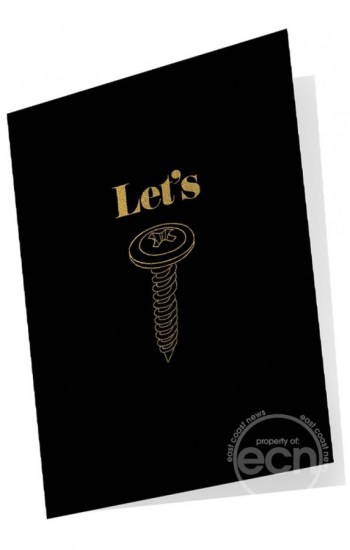 Kama Sutra Naughty Notes “Let’s Screw” Greeting Card Kama Sutra Naughty Notes “Let’s Screw” Greeting Card