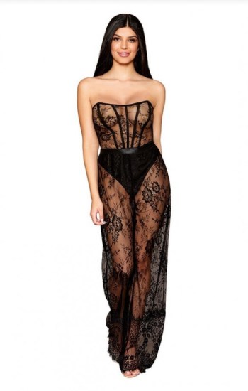 Lace Strapless Romper Lace Strapless Romper