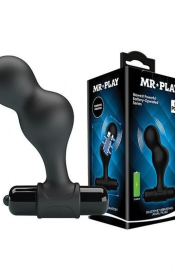 Mr. Play Silicone Anal Vibro Plug – Black Mr. Play Silicone Anal Vibro Plug – Black