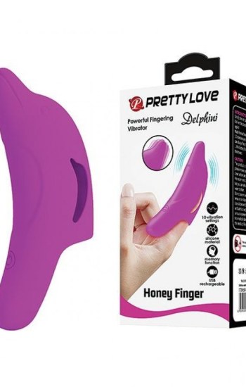 Pretty Love Delphini Dolphin Honey Finger Vibe – Fuchsia Pretty Love Delphini Dolphin Honey Finger Vibe – Fuchsia