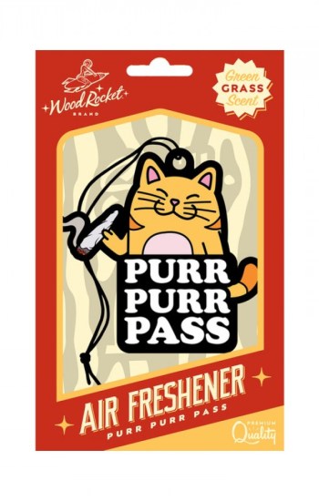 Wood Rocket Air Freshener Purr Purr Pass Wood Rocket Air Freshener Purr Purr Pass