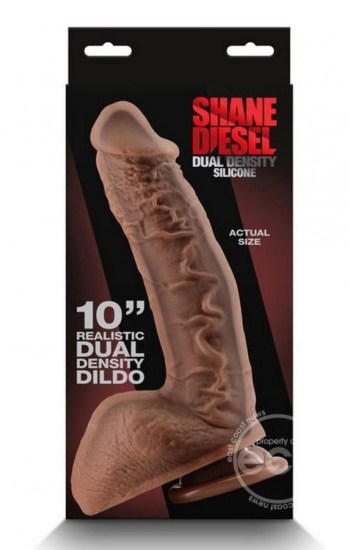 Shane Diesel Silicone Dual Dense Dildo – Chocolate Shane Diesel Silicone Dual Dense Dildo – Chocolate