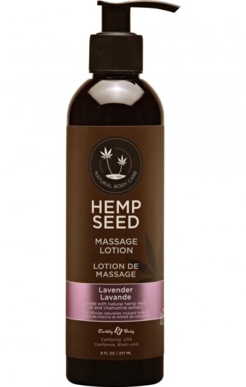 Earthly Body Hemp Seed Massage Lotion Lavender 8oz Earthly Body Hemp Seed Massage Lotion Lavender 8oz