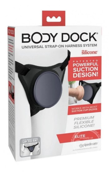 Body Dock Elite Strap-On – Black/Blue Body Dock Elite Strap-On – Black/Blue