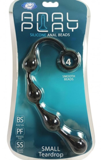 Silicone Anal Teardrop Small Black Plug Silicone Anal Teardrop Small Black Plug