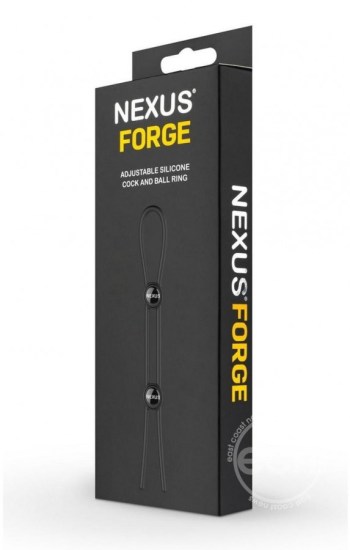 Nexus Forge Double Adjustable Lasso Silicone Cock Ring – Black Nexus Forge Double Adjustable Lasso Silicone Cock Ring – Black